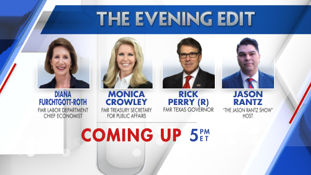 .@RepPatFallon @TudorDixon @wjmcgurn @DFR_Economics @MonicaCrowley @GovernorPerry @jasonrantz Joining us tonight on The Evening Edit 5PM ET/2PM PT on @FoxBusiness with @LizMacDonaldFOX . Be sure to tune in!