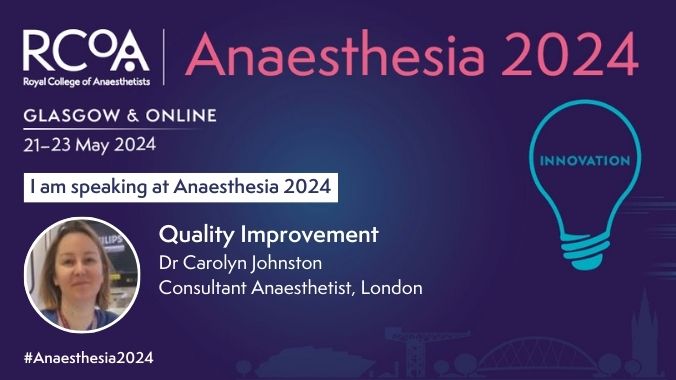 I'm hosting a workshop in QI with @drlesleyjordan at #Anaesthesia2024 😁 the last one was really fun and I hope this one will be too!