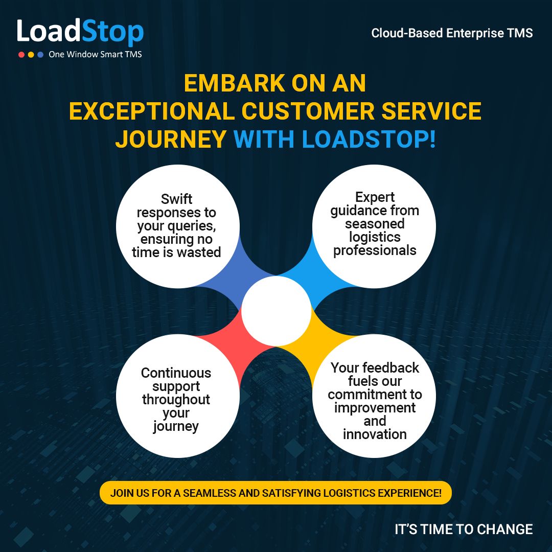 🌟 Welcome aboard the LoadStop experience – where customer service isn't just a department, it's our passion! 🚀

Book your LoadStop demo today: loadstop.com

#LoadStopTMS #TruckingIndustry #StreamlineYourOperations #LoadStopExperience #CustomerServiceExcellence