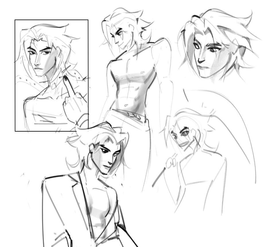 havent drawn kayn in a while i miss him sm much </3
