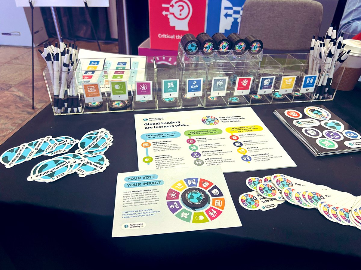 We’re ready for ya, #MSA2024! Check your bag, grab your poker chip & come by the @ParticipateLrng booth to vote for the global competency that means the most to you! We’ll be donating to a cause aligned with the winning competency at the end of the week 🎉🌎#UnitingOurWorld