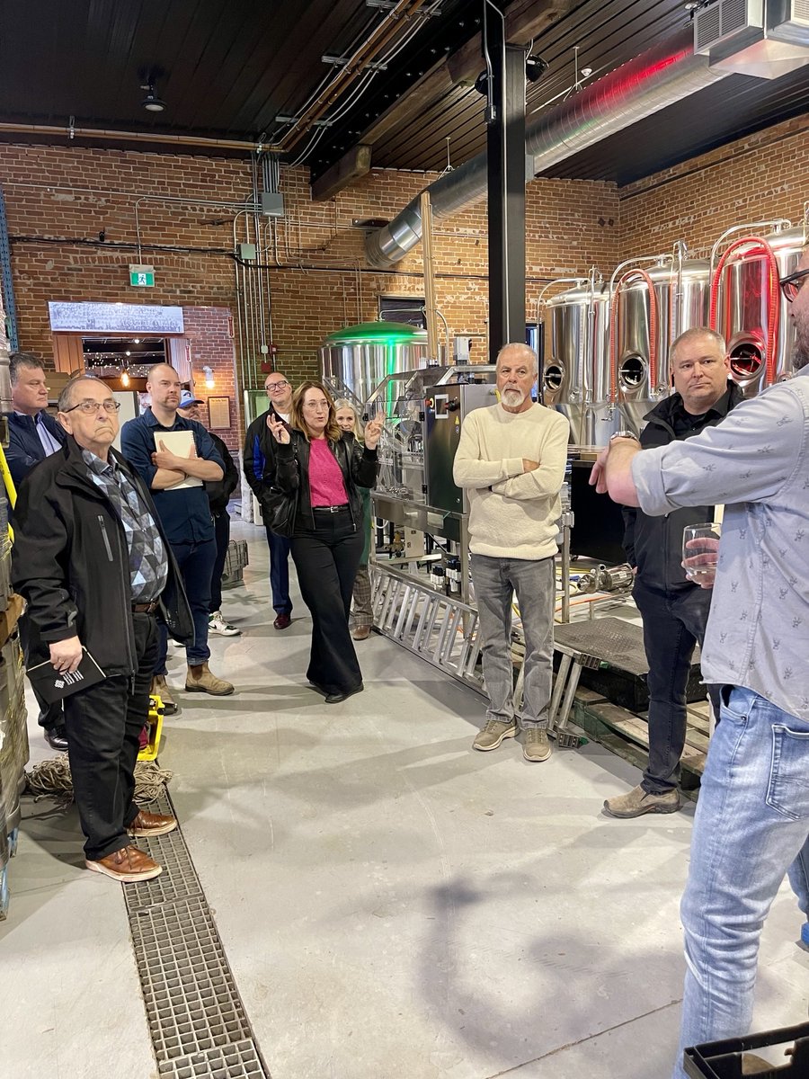 Your Centre for Workforce Development is delighted to be a part of the City of Belleville's Economic Development Committee! Today was beyond exceptional as we had the pleasure of meeting Trevour Lehoux, the new owner/operator of Signal Brewing Company in Corbyville 🍻.