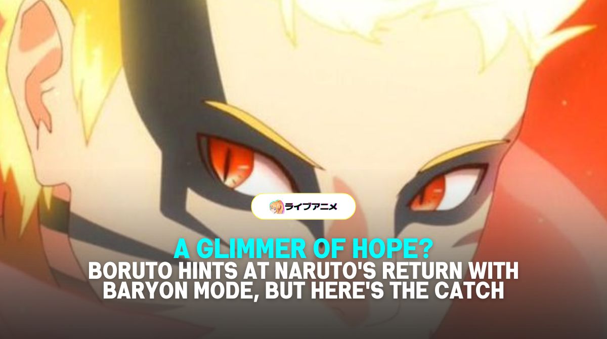 liveanimeorg's tweet photo. A Glimmer of Hope? Boruto Hints at Naruto's Return with Baryon Mode, But Here's the Catch — Read now!

➡️ https://t.co/jKIEKRDT39 https://t.co/maRVOmLJG7