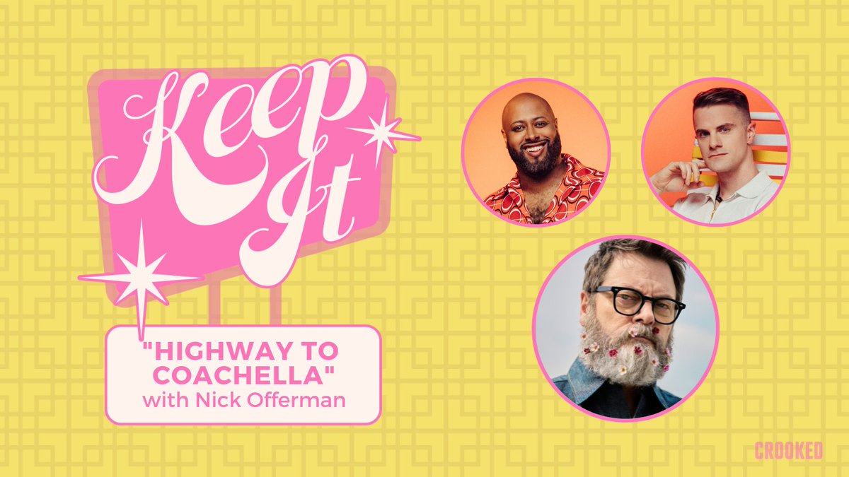 New #KeepIt with the thoughtful and hilarious Nick Offerman. We also get into Coachella, tabloid mania of the '90s, and the eternal soundbites of Courtney Love. crooked.com/podcast/coache…