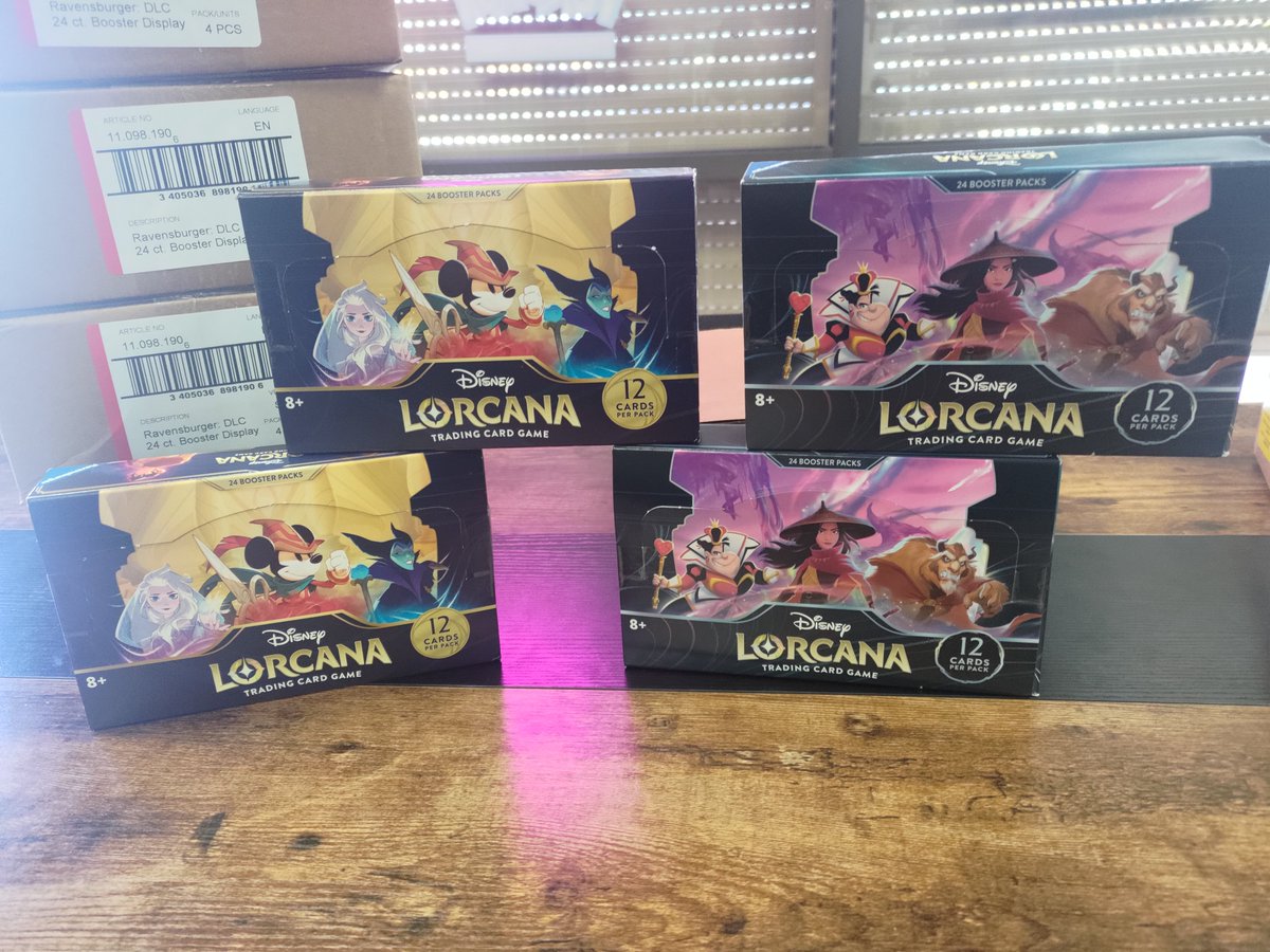 Tucson Lorcana players rejoice! Restock of Set 1 and Set 2 has hit IRL Cards. Come in and get your favorite Disney characters before they are gone.