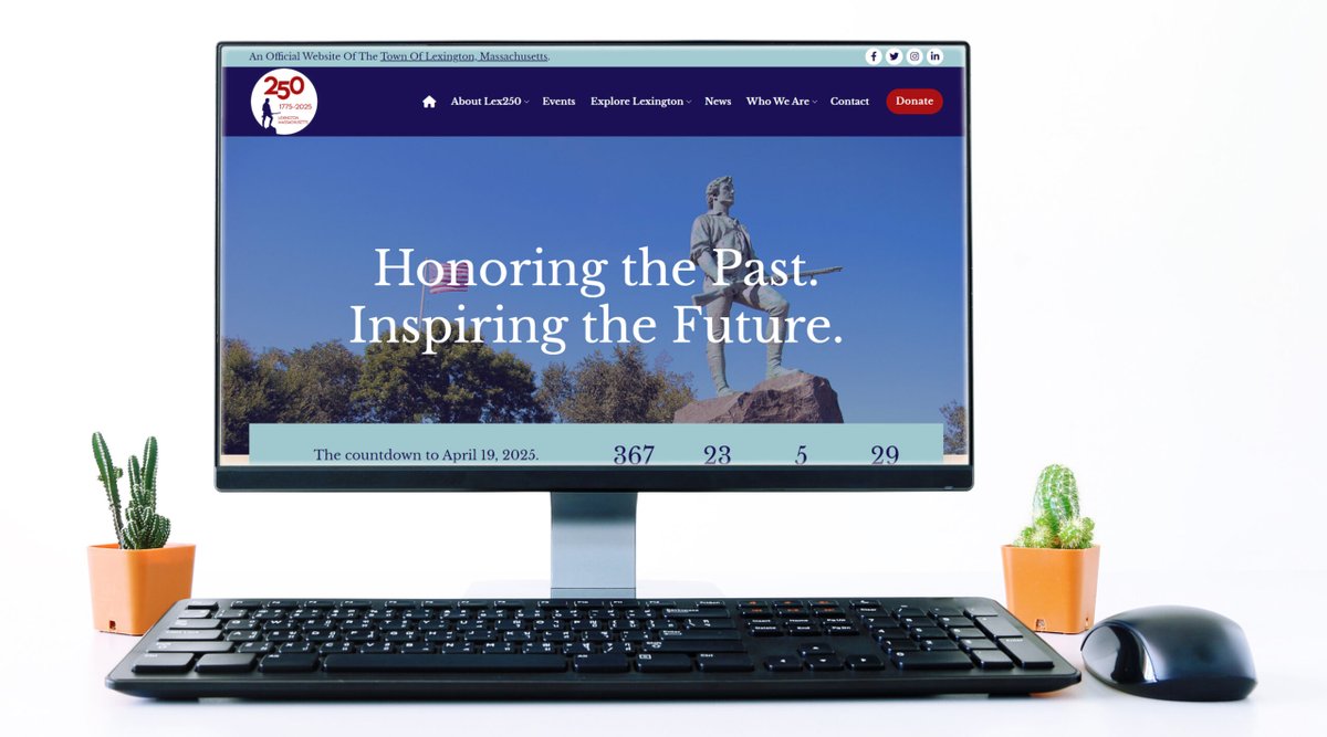 Lex250 Launches Official Website: The Lex250 Commission, Chair Suzie Barry, and the Town of Lexington are proud to announce that the Official Lex250 website has launched this week, and has invited members of the community to share their personal… lex250.org/lex250-launche… #Lex250