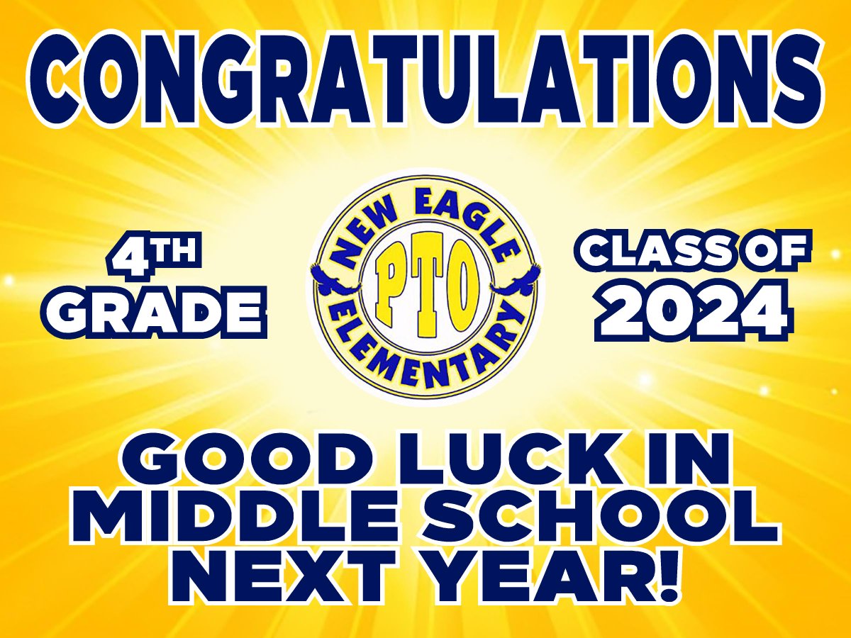 TuttleMarketing's tweet photo. New Eagle Elementary School Is celebrating their graduates in style! Yard signs for all of the graduates! Celebrate your graduates with yards signs too! Contact us for details! #congratsgrad #yardsigns #congratsgrads https://t.co/mWPYPkXVXS