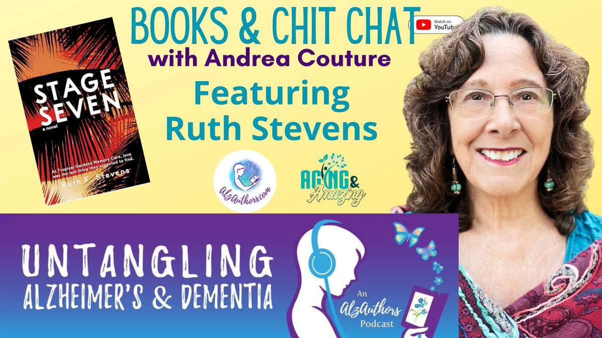 As part of AlzAuthors’ collaboration with Aging & Amazing, this March Podcast includes a lively discussion with Ruth Stevens, members of AlzAuthors and readers. Listen in and enjoy being swept away with a beautiful work of fiction. alzauthors.com/2024/04/16/lau…