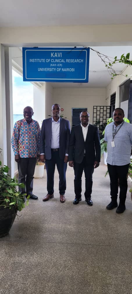 Exciting times ahead! Our team led by the @EacRceVihscm Director @skarengera visited #RegalPharmaceuticals Ltd. & #KAVI-ICR @uonbi, Nairobi, Kenya to explore potential collaborations on student field attachments, research opportunities & training delivery.#EAC @jumuiya
