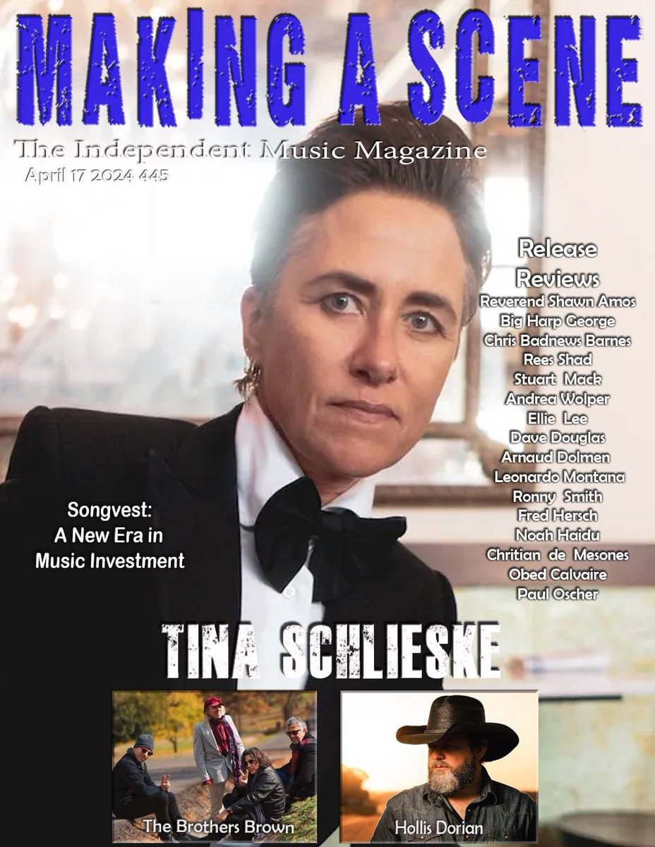 TODAY: Special cover + interview! ❤️

Tina Schlieske made the COVER of Making a Scene, the independent music magazine! 🎉

Go to the LINK IN BIO to read the full interview! 🔥

#mnmusic #supportlocalmusic #makingascene #tinaschlieske