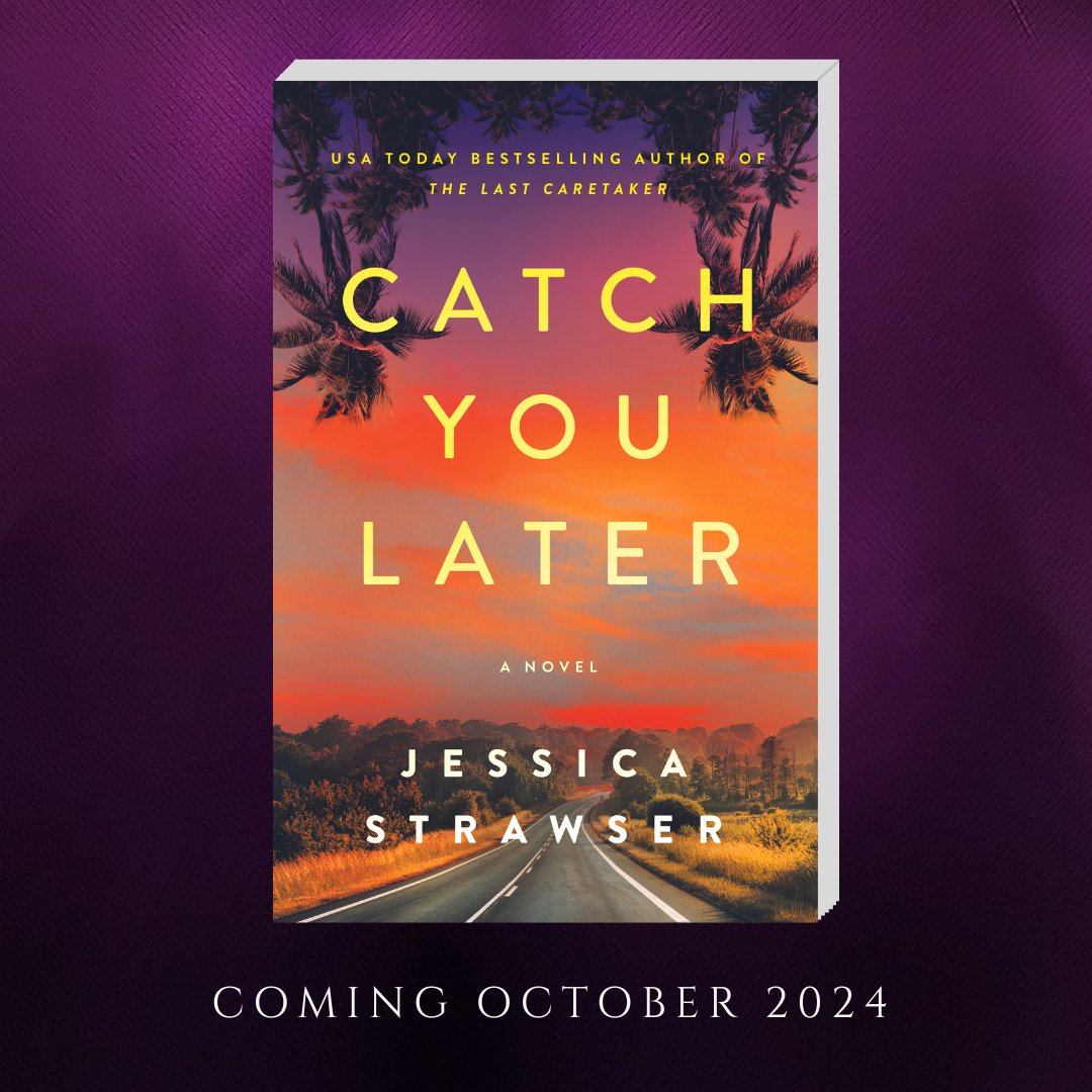 It's #coverreveal day for my new novel! 💜FIREFLY LANE meets LOCAL WOMAN MISSING in #CatchYouLater: The story of 2 lifelong friends, 1 impulsive invite from a stranger & 3 lives turned upside down—from the @USATODAY bestselling author of #TheLastCaretaker. amazon.com/Catch-You-Late…