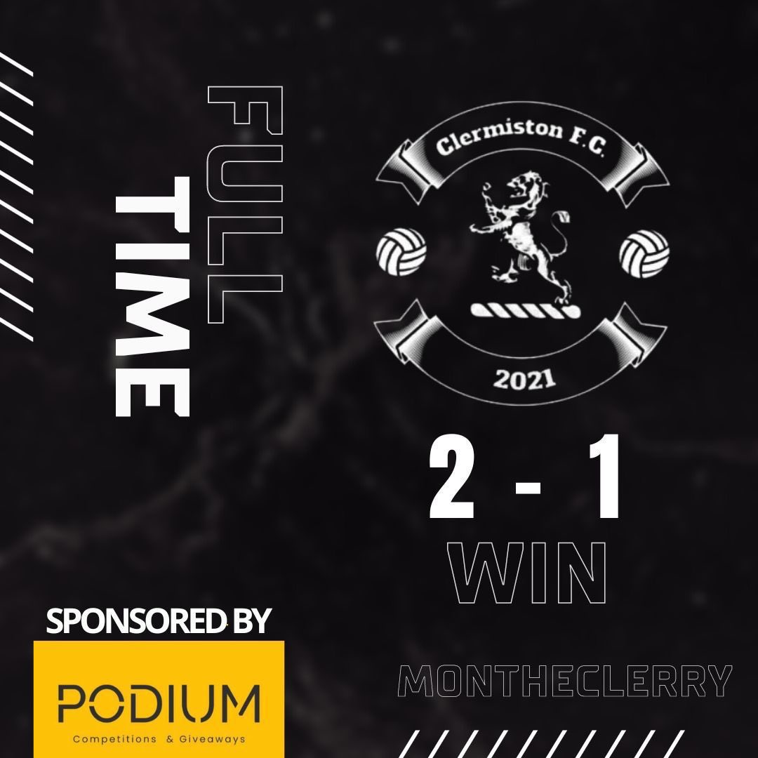 clermiston_fc's tweet photo. 3 points for us tonight after a 2-1 win. Tough game tonight as expected but a strong second half got us over the line. All the best to @CorrieDynamoFC for rest of season. Appreciate all the support and now onto Saturday. Mon the clerry 💜
⚽️ @scottclark51 
⚽️ MOTM @liam_ramsayy https://t.co/h1n1tFUuD0