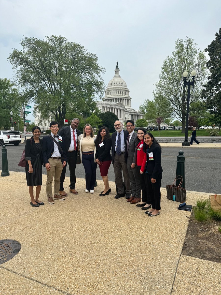 @ANCO_News crew at #ascoadvocacysummit- great day advocating for @theNCI funding, protecting telehealth flexibilities, & addressing critical cancer drug shortages. All important issues for our pts in Northern California!