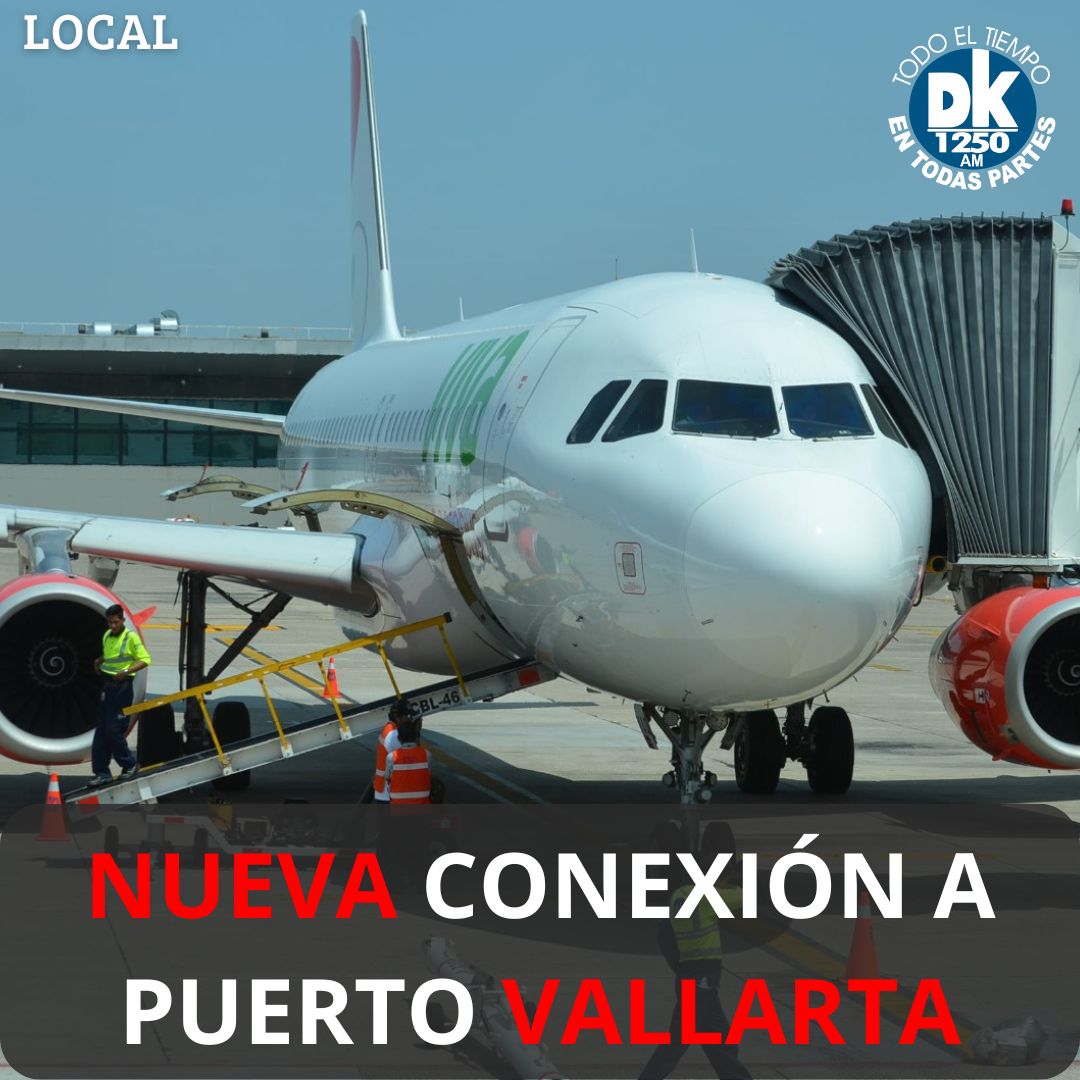 #Local 📌 Nueva conexión a #PuertoVallarta, desde el 𝐀𝐈𝐅𝐀. ✈️ ✍️ @phonzeka 📄 dk1250.mx/2024/04/17/nue…