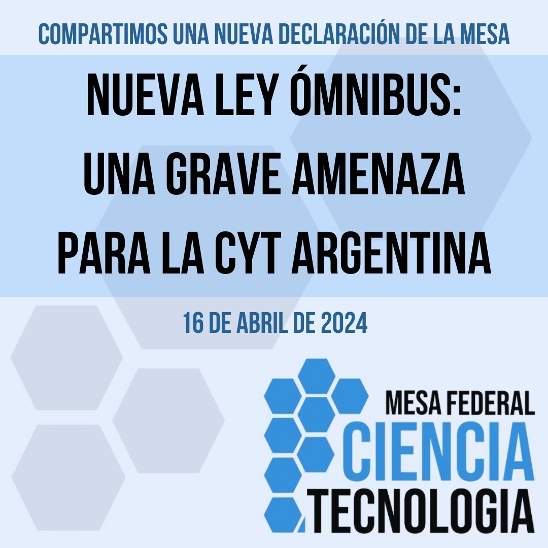 #AbrazoMundial a la 
#CienciaArgentina . Atención <a href="/DanielSalamone/">Daniel Salamone</a>
<a href="/CONICETDialoga/">CONICET Dialoga</a>
<a href="/alecosentino/">Alejandro Cosentino</a>
@JefaturaAr, en CONICET #NoSobraNadie

<a href="/RAICYT_Ar/">RAICYT</a>
<a href="/ElijoCrecer/">Elijo Crecer Festival</a>
<a href="/ateconicet/">ATE CONICET Capital</a>
<a href="/RFTCONICET/">Red Federal Trabajadores CONICET</a>