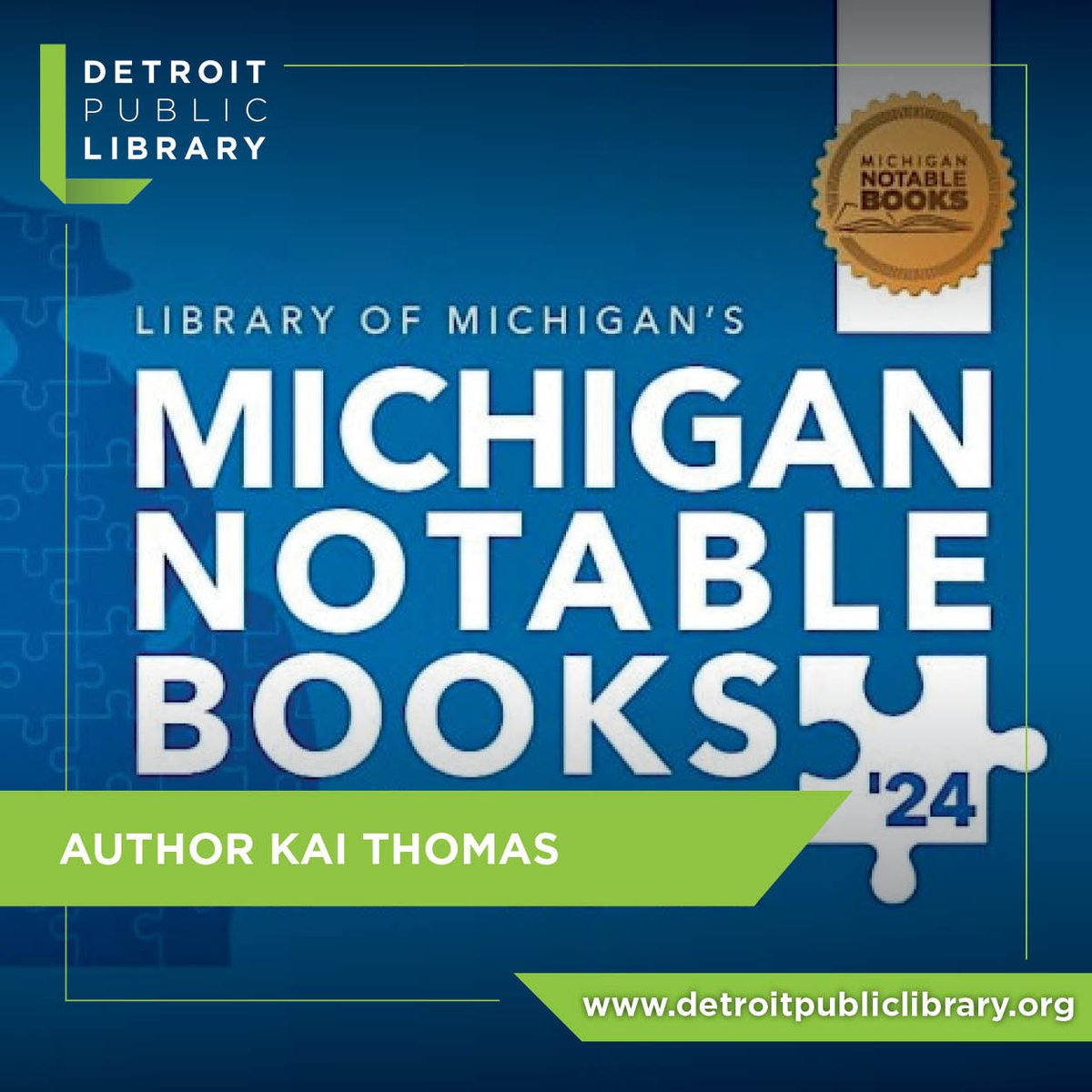 Join Michigan Notable Books author Kai Thomas as he talks about his debut novel, 'In the Upper Country' at the #detroitpubliclibrary on Thursday, April 25 at 2 pm. RSVP: eventbrite.com/e/2024-michiga…