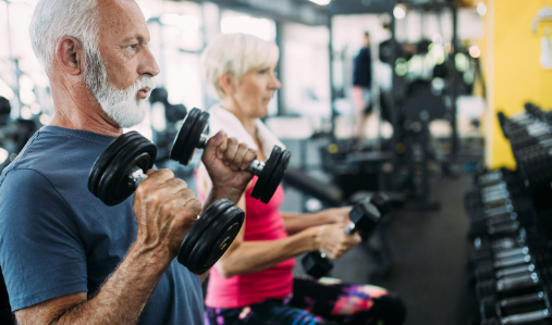 #ResistanceTraining has been shown to be one of the most effective non-pharmacological strategies for #HealthyAging. It promotes countless health benefits, including improved mobility, bone strength, muscle mass, and improvements in mental health. #FitOver50 #fitness