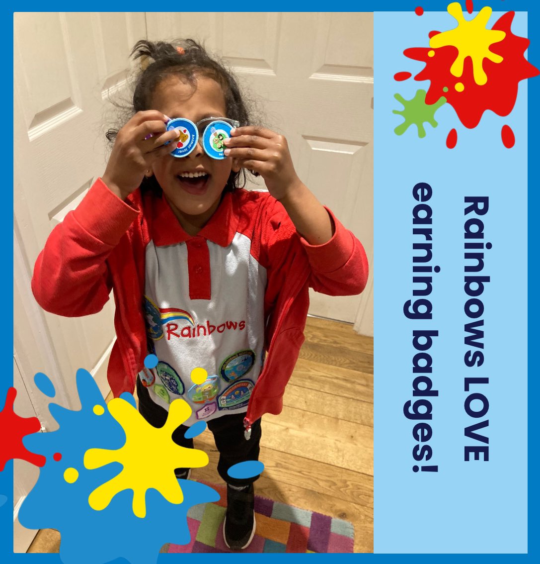 The Rainbows have been very busy over the Easter break, so many badges have been earned! @Girlguiding @GirlguidingSWE @GirlguidingBSG @GGFromeValley