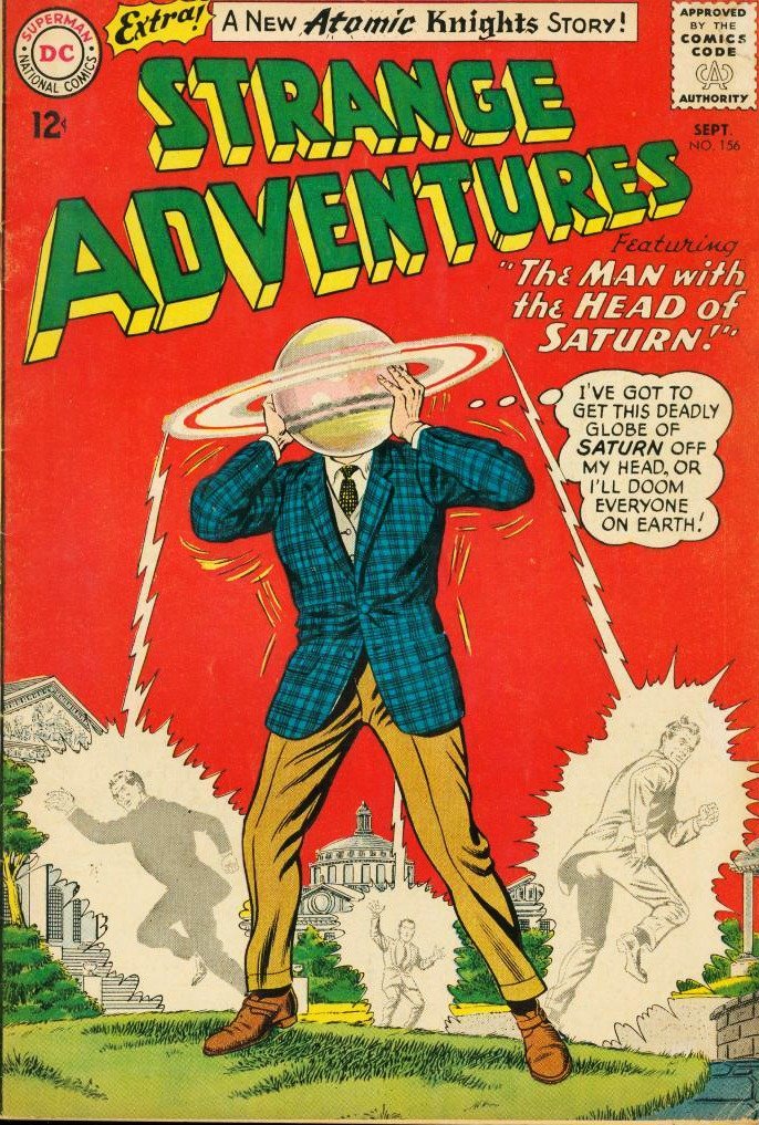 Murphy Anderson: 'The Man with the Head of Saturn!' 1963