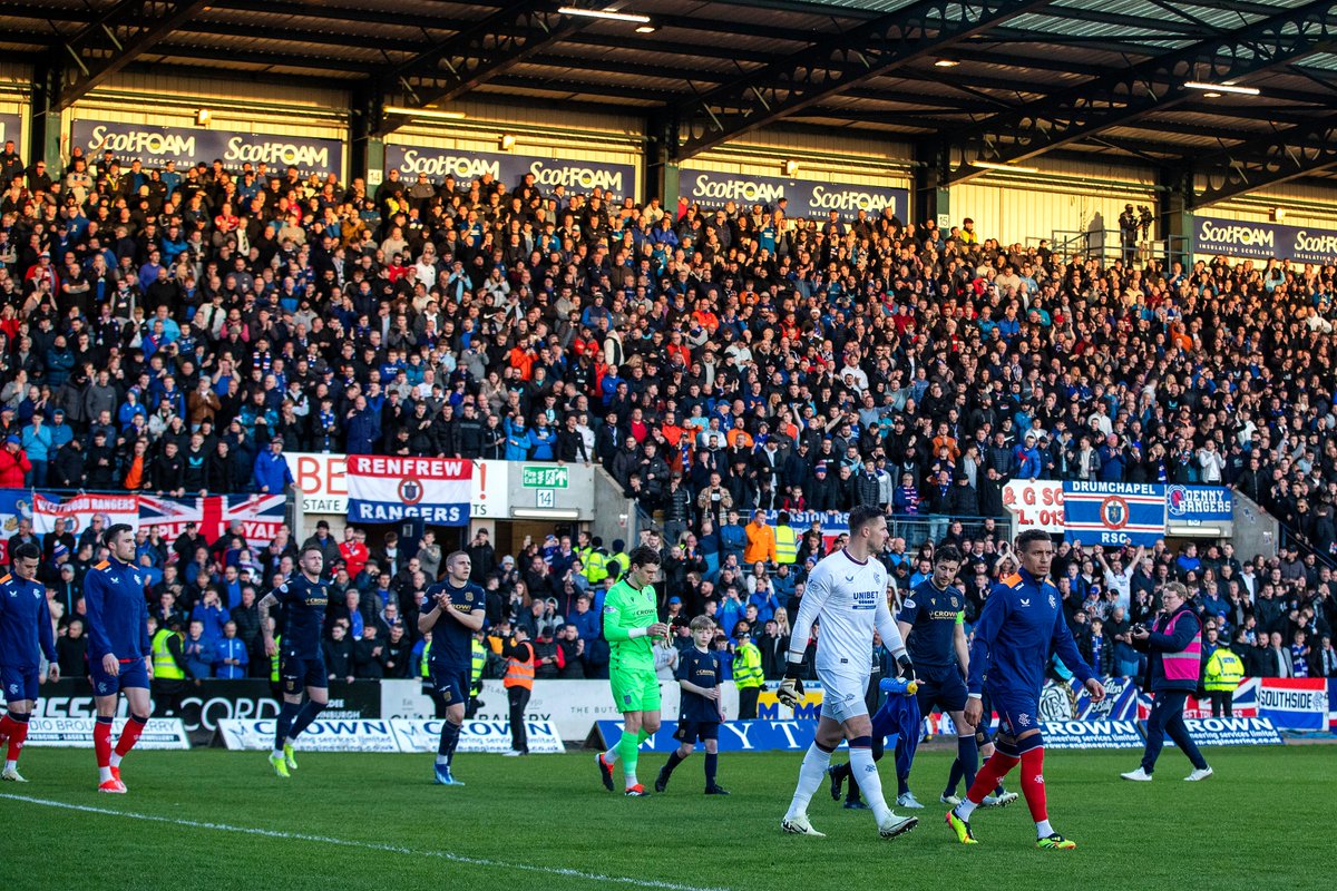 The second-half is underway in Dundee. Come on #RangersFC 💙 📲 Follow the second-half live in our Match Hub: rng.rs/Dundee-A