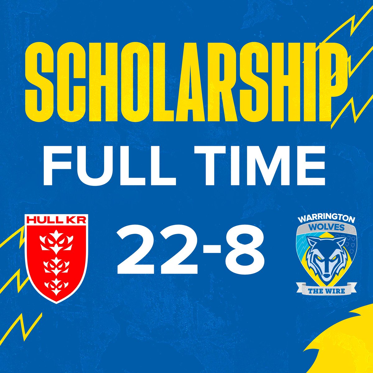 U16s FT | Defeat for our Scholarship lads in Hull. Tries from Ben Goulden and Alex Wilson