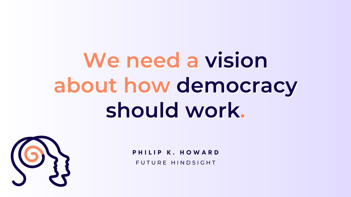 TOMORROW: We’re joined by Philip K. Howard, the founder and chair of @CommonGood and the author of Everyday Freedom: Designing the Framework for a Flourishing Society.

Get it wherever you get your podcasts 🎙