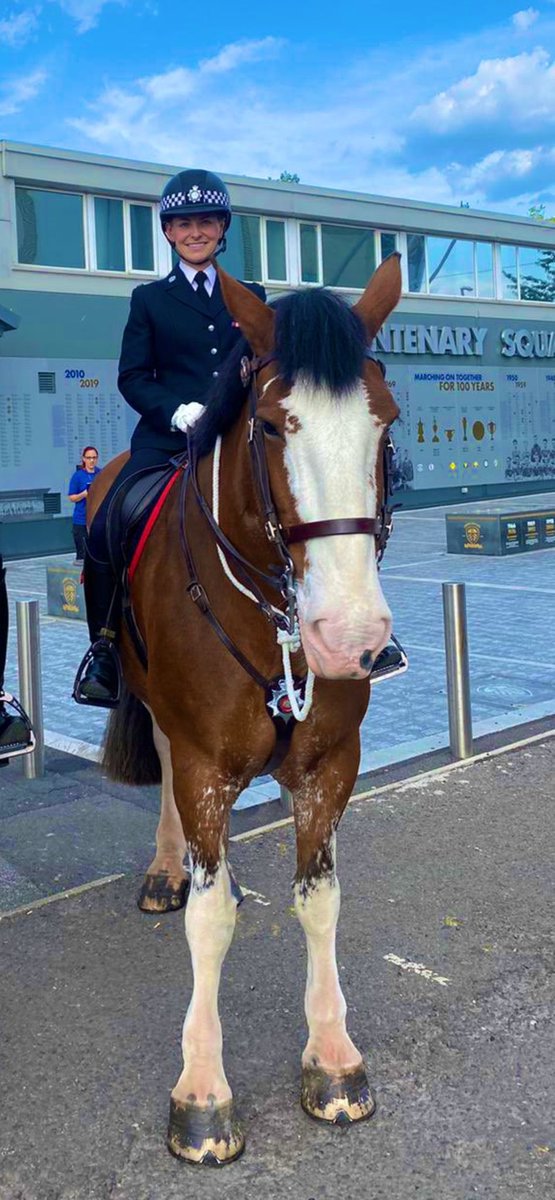 Can we all say a massive congratulations 🥳 to PC Helen Jackson on passing her Accredited Instructors Course, allowing her to train mounted officers. Well done Helen, well deserved. ❤️  #trainer #mountedtrainer #instructor #wyp #Congratulations #redcoat
