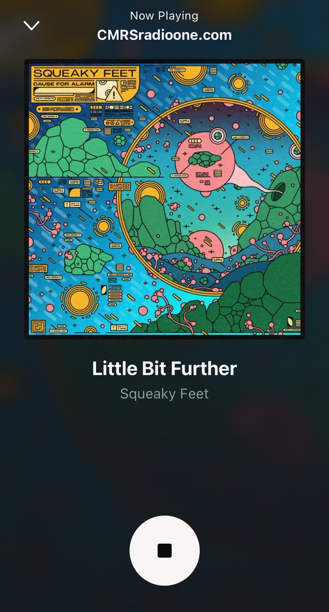 Playing a track from the new Squeaky Feet album on CMRSradioone.com Fabulous track
