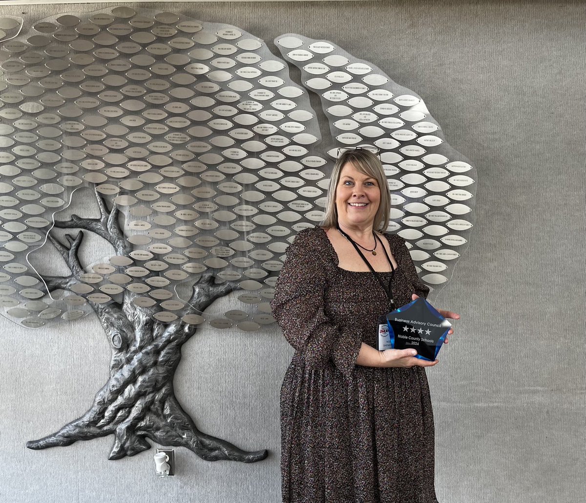 Congratulations to the Noble County BAC on our 4 star award. Kudos to ⁦<a href="/bethwarner16/">Beth Warner</a>⁩ for being an absolute cog in the wheel. Many thanks to our numerous business partners…those who collaborate best #WIN