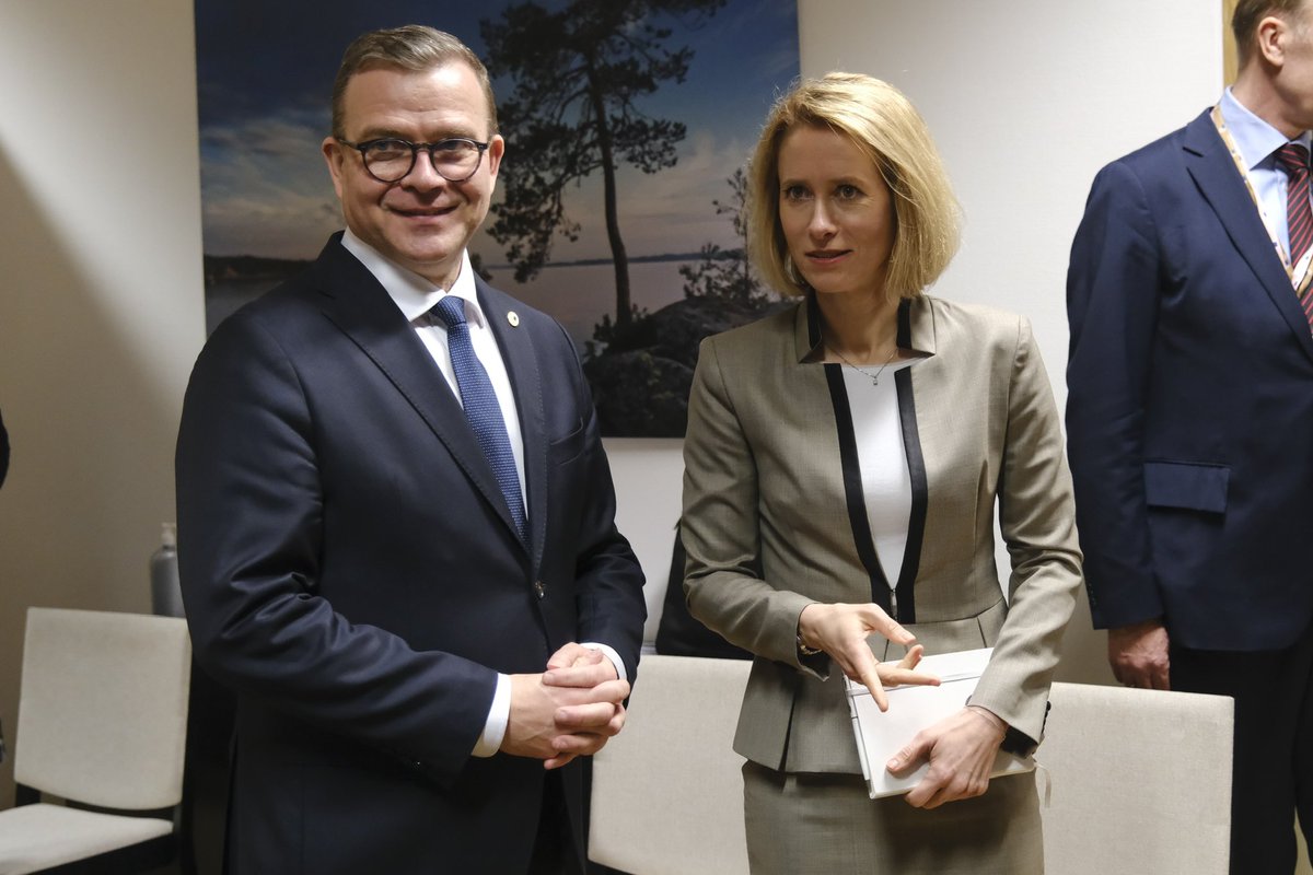 Finland’s Prime Minister @PetteriOrpo hosted the traditional #NBIP8 meeting ahead of the special European Council #EUCO Strong support for Ukraine was the main topic of discussion. Always a pleasure to meet colleagues 🇫🇮🇸🇪🇩🇰🇪🇪🇱🇻🇱🇹🇮🇪🇵🇱