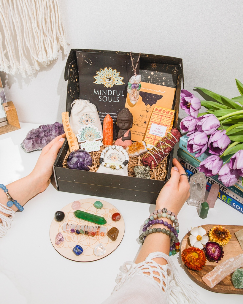 'I always felt I had a spiritual calling but had no idea where to start. The Mindful Box is like my own personal guide! I learn smth new every month... and I'm in love!' - Teresa H, Customer ❤️ Get your Mindful Box Today! Let it be your companion on the path to inner peace 🧘‍♀️