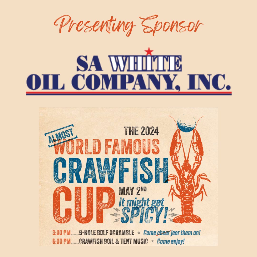 TheExtension's tweet image. A HUGE thank you to one of our amazing presenting sponsors SA White Oil for their generous support of the Crawfish Cup! Their consistent partnership has changed so many lives. We are so grateful for everything they do in the community! 🙌 #CrawfishCup