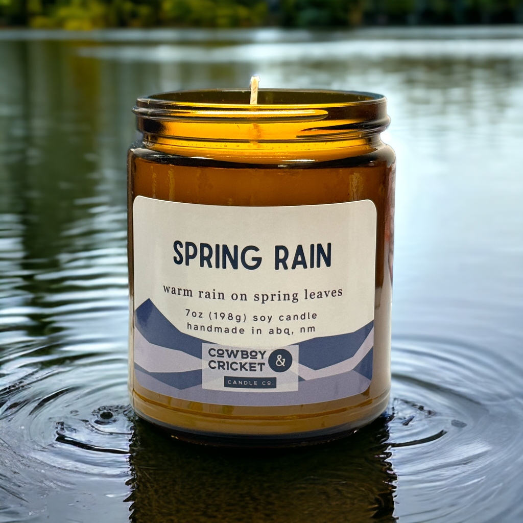 cowboy_cricket's tweet image. now is the perfect time of year for our scent Spring Rain. It will transport a safe, dry place where you can sit and relax as you watch the big fat raindrops plop satisfyingly into those big green leaves.

take a deep breath, you're here.

#springrain #rain #soycandles #homedecor