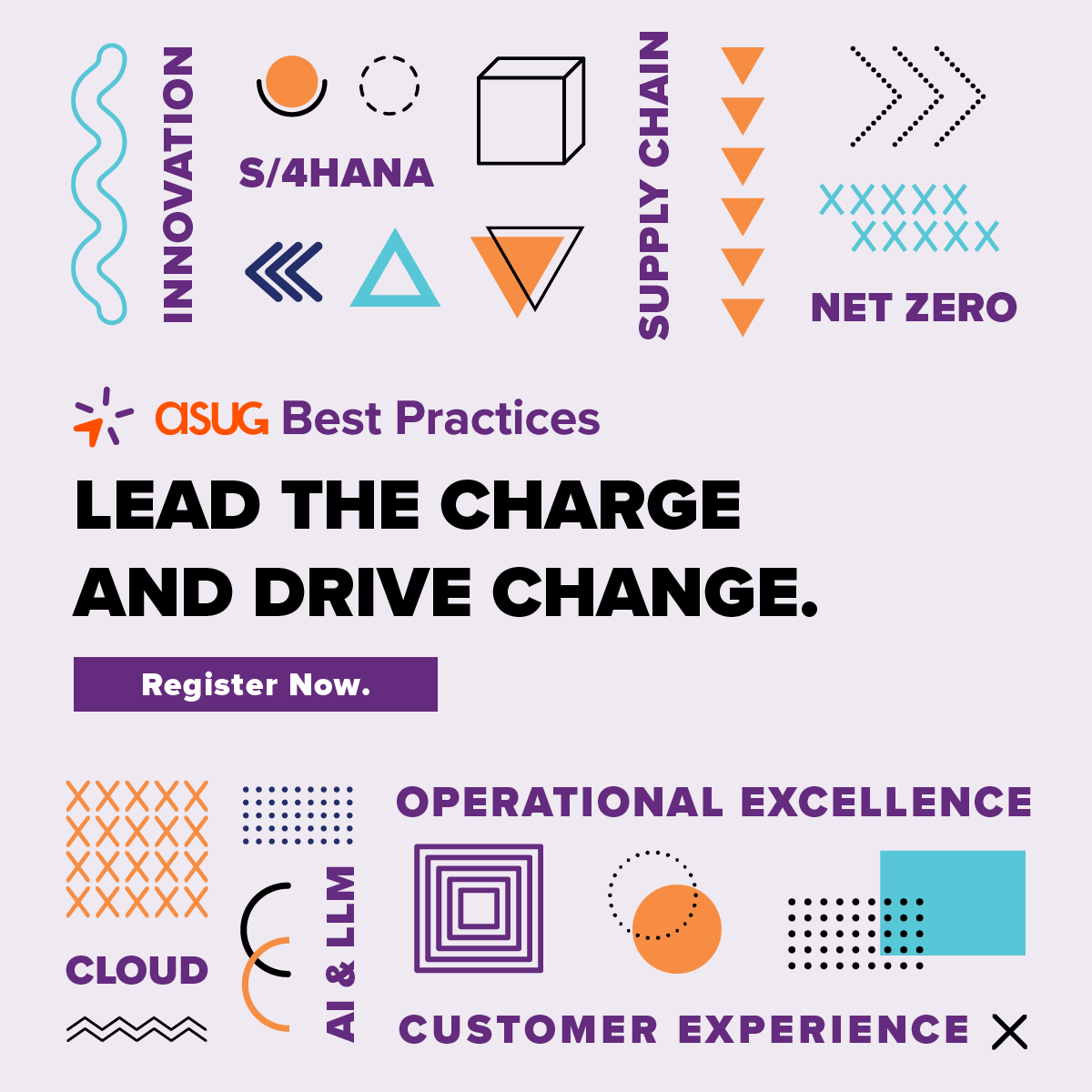 Lead the charge and drive change at your organization! If you work in oil, gas, energy, chemicals, mill products, mining, or industrial manufacturing, consider attending our newest ASUG Best Practices experience! Register here: bit.ly/3vT5gi3