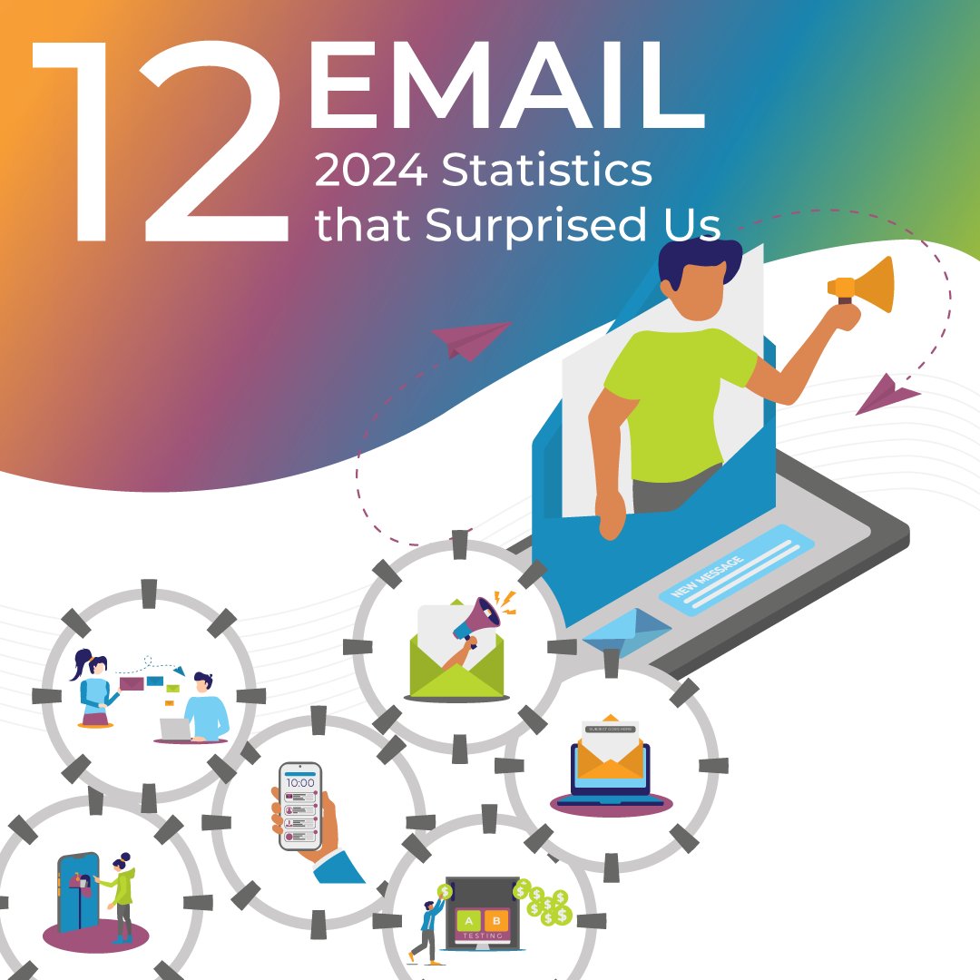 Check out our latest design + data masterpiece: an infographic jam-packed with all the eyebrow-raising email stats of 2024! Find it exclusively on our website - because who needs a crystal ball when you've got email data that look this good? bit.ly/3VWcQTx