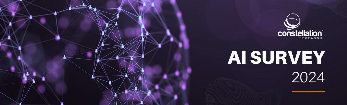 Do you want to know where your #enterprise stands within @Constellationr's #AI maturity model of adoption and integration? Take 10 minutes to complete our 2024 AI survey and get a free 15 min. consultation and first access to the report! 👉survey.zohopublic.com/zs/XgDHIH