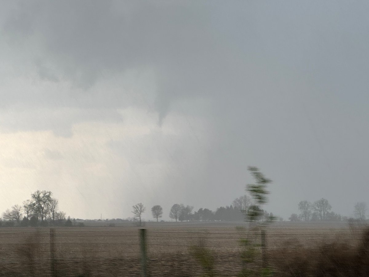 Brief funnel SW of fletcher OH moments ago #ohwx #wxtwitter