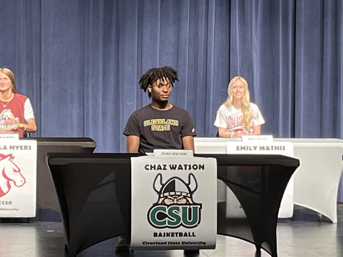 Congrats to ⁦@Chazw0⁩ as he continues his academic and basketball career at Cleveland State. Love you bud! Congrats!!