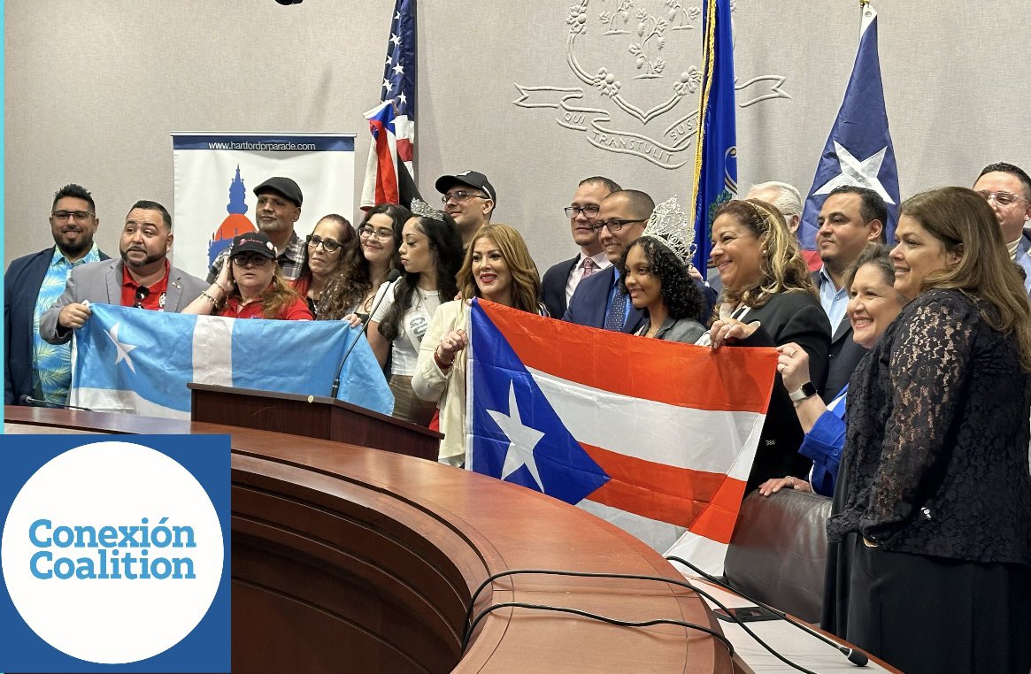 Making conexiones with the Puerto Rican Parades and Festivals leaders in CT  as they unveil the schedule of events to celebrate the rich Puerto Rican culture. 🇵🇷 #Conexion <a href="/keroninc/">Keron Incarnato</a> <a href="/firas_smadi/">Firas Smadi</a> <a href="/Eman_Conexion/">Emmanuel Rosario</a> <a href="/JayConexion/">Jay Ortiz</a> <a href="/TheRealOurNE/">#OurNE</a> <a href="/Pca9802/">Patricia acevedo</a>