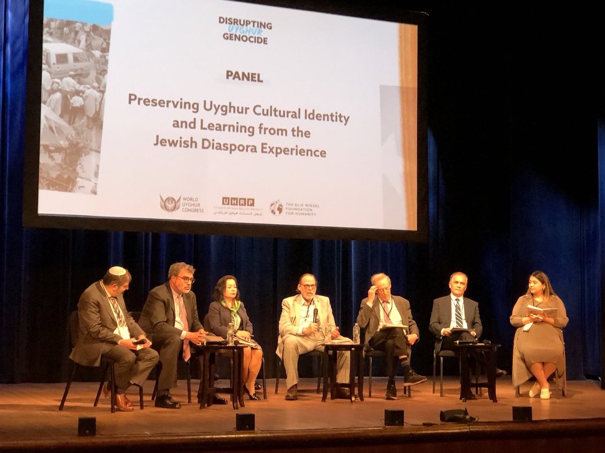 Our next panel: “Preserving Uyghur Cultural Identity and Learning from the Jewish Diaspora Experience”

Panelists speak on their efforts to preserve the Uyghur identity through language classes and cultural programming.

#DisruptingGenocide