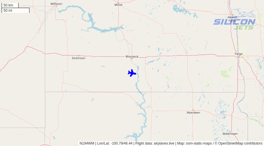 N194WM (#gulfstream G650ER reportedly used by #billgates) has been detected in flight at 19:52 GMT. Track on Mastodon: lumberjacks.social/@SiliconJets.