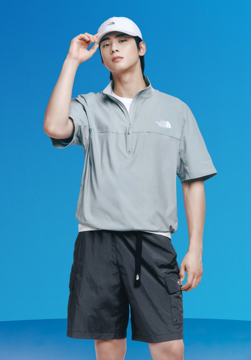 [📸] 17.04.2024 #CHAEUNWOO como modelo de la nueva campaña de The North Face Corea. Cr. ChaEunwooINTL #차은우 #ASTRO #아스트로 @offclASTRO @CHAEUNWOO_offcl