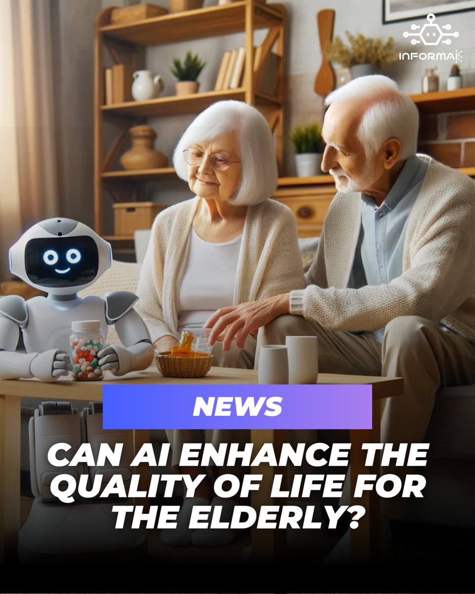 🤖✨ Embrace the AI revolution in elderly care! Discover how technology is enhancing the lives of our senior citizens. #EldercareAI #AgingWithTech