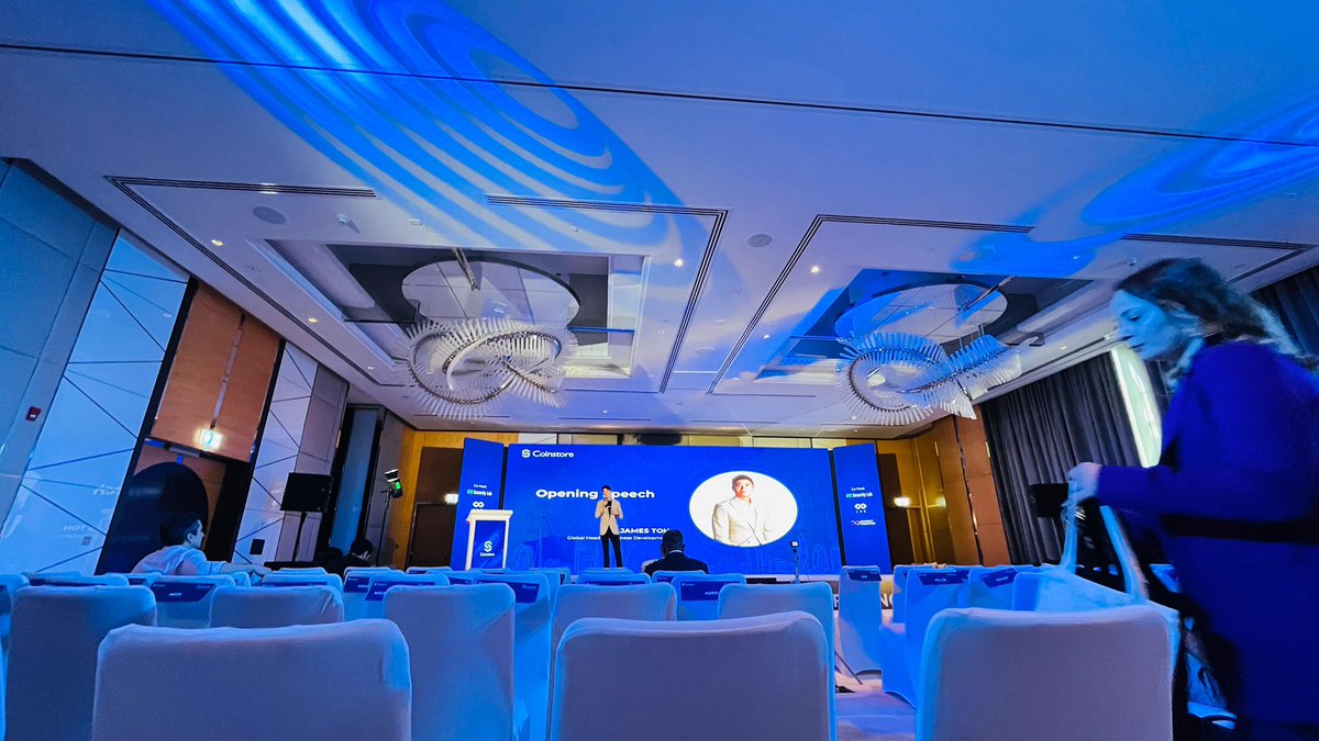 BlitsEstates's tweet photo. Proud moment for BlitsEstates as our founder joins industry leaders at @CoinstoreExc Premiere Brand Conference 2024! Excited to delve into the latest in crypto & blockchain. ๐ #Crypto #Innovation #CoinstoreConference #blits $BTS #BLITS #Bitcoin https://t.co/tILpk24k8d