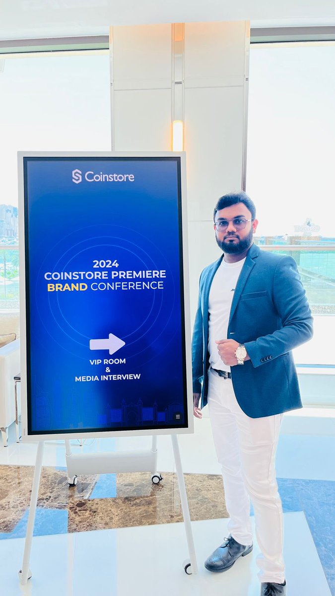 BlitsEstates's tweet photo. Proud moment for BlitsEstates as our founder joins industry leaders at @CoinstoreExc Premiere Brand Conference 2024! Excited to delve into the latest in crypto & blockchain. ๐ #Crypto #Innovation #CoinstoreConference #blits $BTS #BLITS #Bitcoin https://t.co/tILpk24k8d