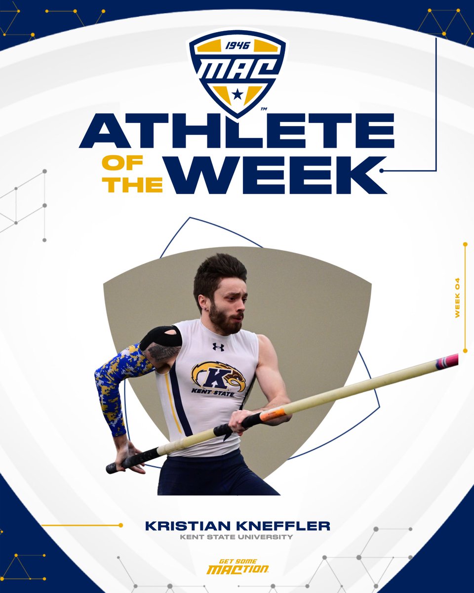 MAC Men’s Track and Field Athletes of the Week! @KentStTrackXC | #MACtion