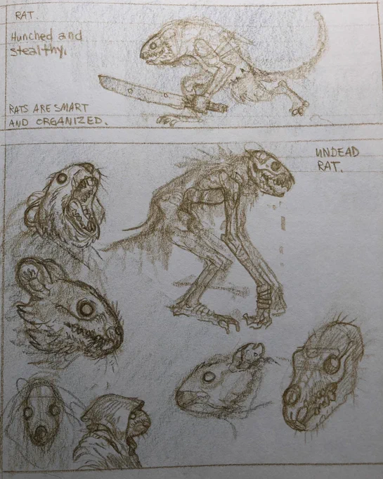 Bit more Gwelf sketchbook. More soon.  