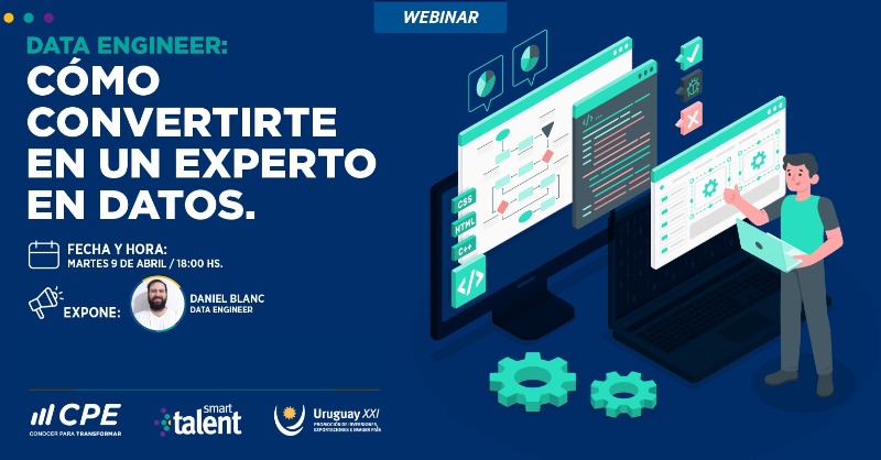 SmartTalentUY's tweet photo. 🔔 Reviví el webinar Data Engineer: cómo convertirte en un experto en datos que co-organizamos junto al @instituto_cpe
Te compartimos los materiales utilizados por el Instituto para que los puedas tener.