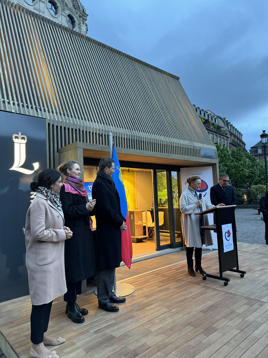 MarijaPBuric's tweet photo. Très heureuse d’intervenir au « Kaseknoepfle » du Liechtenstein aujourd’hui à Strasbourg avec SAS le Prince Héritier Alois von und zu Liechtenstein, SAR le Prince Héritier Alois von und zu Liechtenstein, Mme la Ministre @DominiqueHasler et les MPs https://t.co/iabpB95zsC