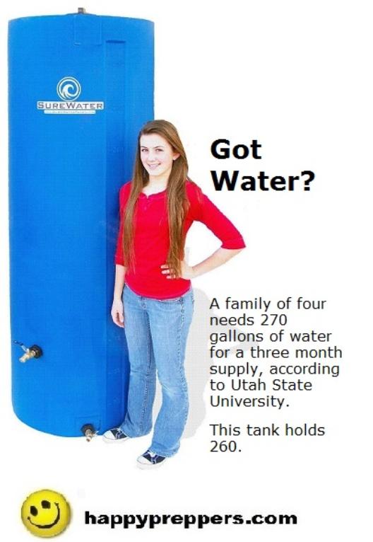 Are you SURE you have enough water stored for an emergency? #preppertalk.

happypreppers.com/ten-habits.html